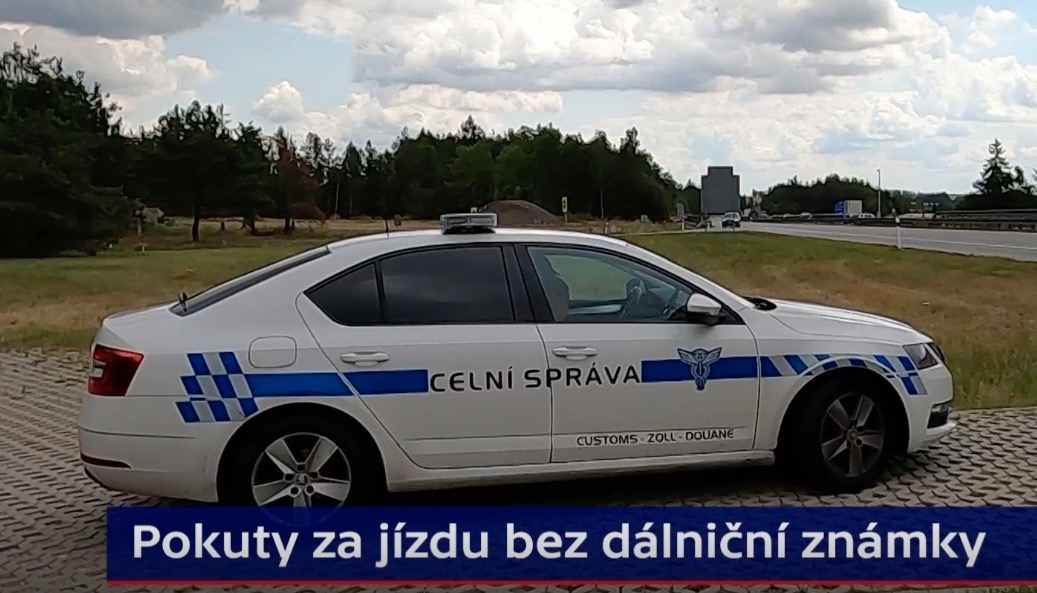 Pokuta za jízdu bez dálniční známky - odkaz na reportáž ČT
