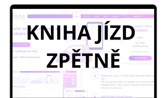 Kniha jízd zpětně